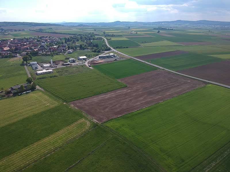 Gelände von oben Projekt Amöneburg